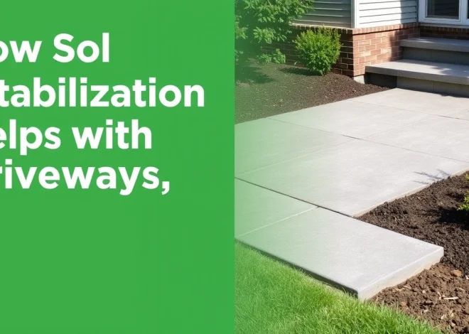 How Soil Stabilization Helps with Driveways, Slabs, and Small Foundations