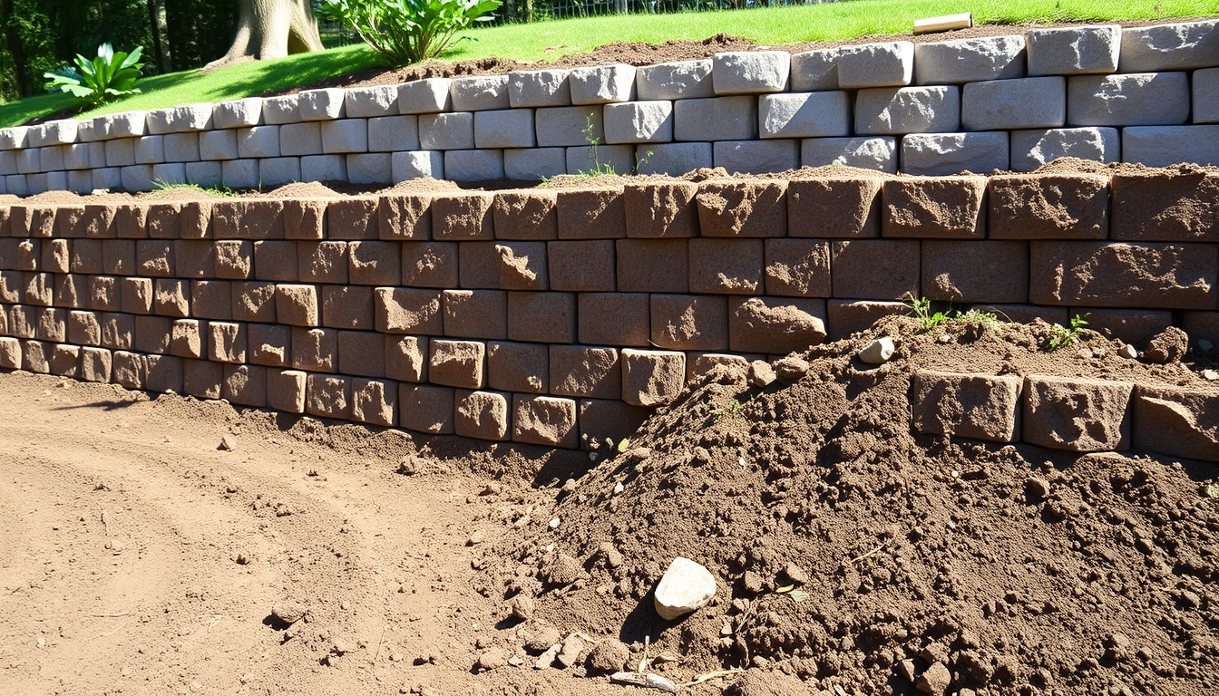 How Soil Stabilization Supports Retaining Walls and Slopes Near Foundations