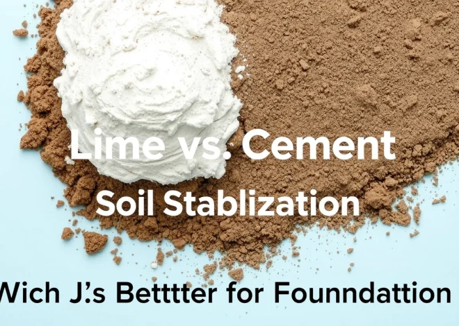 Lime vs Cement Soil Stabilization: Which Is Better for Foundations?