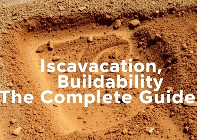 Site Prep, Excavation, and Buildability — The Complete Guide