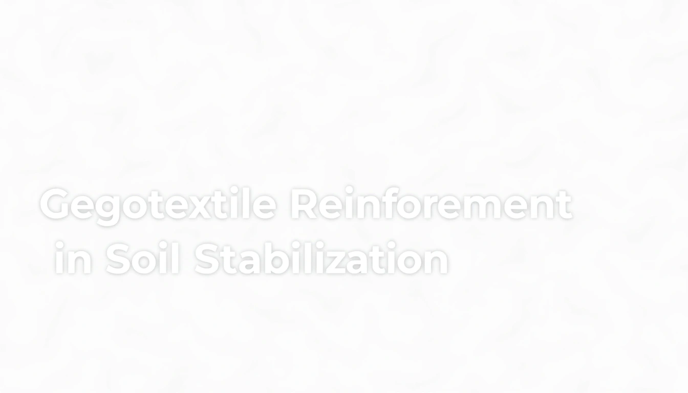 What Is Geotextile Reinforcement in Soil Stabilization? What Is Geotextile Reinforcement in Soil Stabilization?