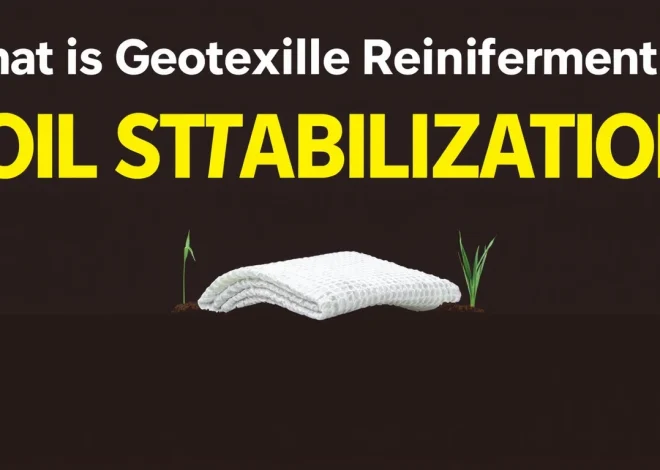 What Is Geotextile Reinforcement in Soil Stabilization?