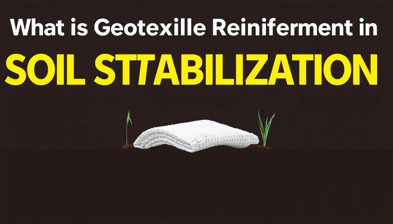 What Is Geotextile Reinforcement in Soil Stabilization?