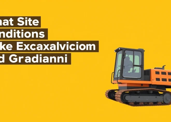 What Site Conditions Make Excavation and Grading More Expensive?