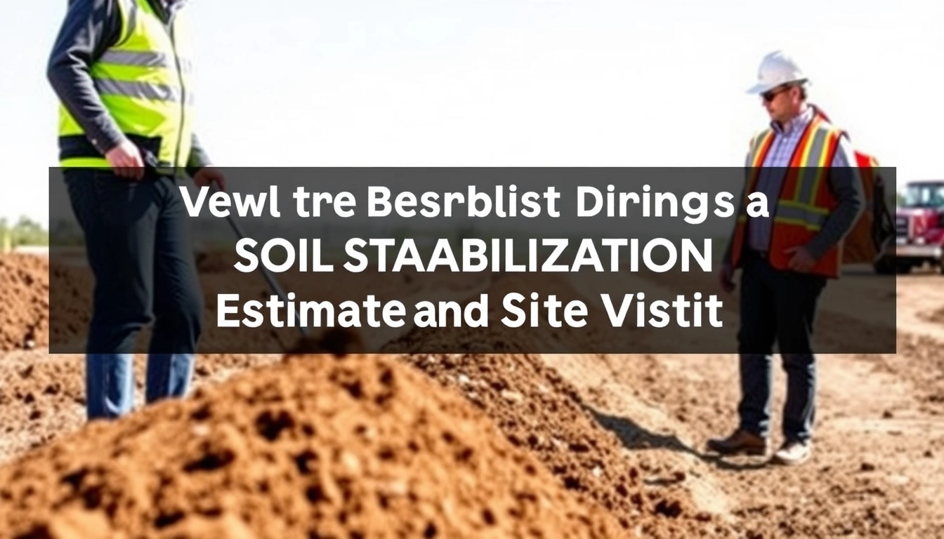 What to Expect During a Soil Stabilization Estimate and Site Visit