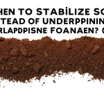 When to Stabilize Soil Instead of Underpinning a Foundation